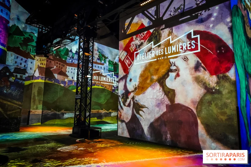 Visual for this record: A former Paris foundry became a 140-projector art space