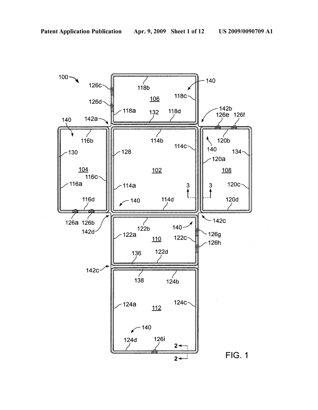 Visual for this record: A modular panel's own patents specify a 120-degree zone