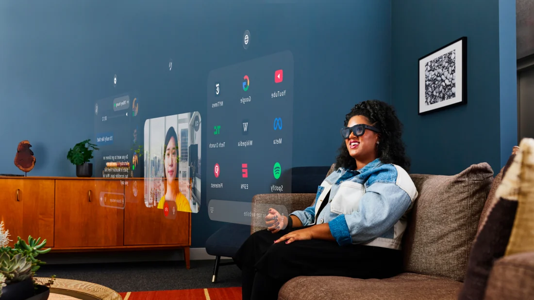 Visual published with the cited source for this record: Meta showed AR glasses it does not plan to sell yet