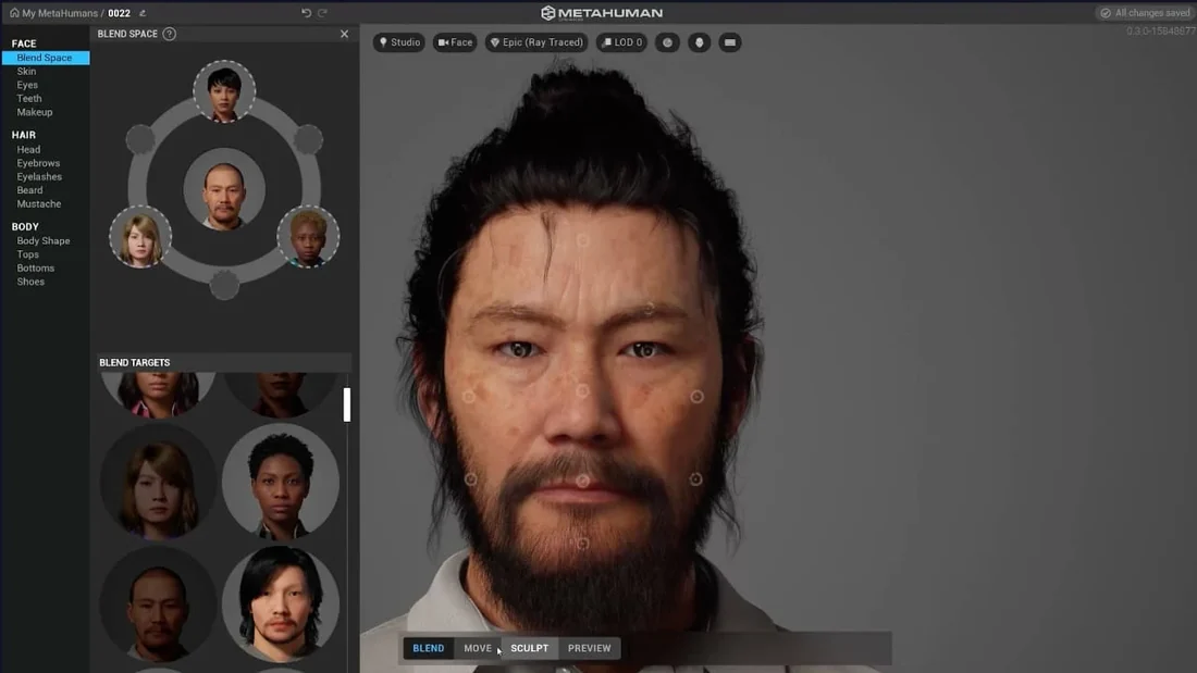Visual for this record: MetaHuman Creator ships digital humans as reusable rigs