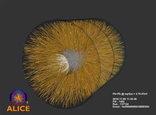 Visual for this record: A trapped particle drew images visible from every angle