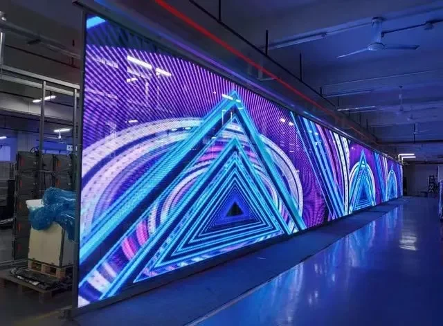 Visual for this record: A swept LED screen paints a volume you can walk around