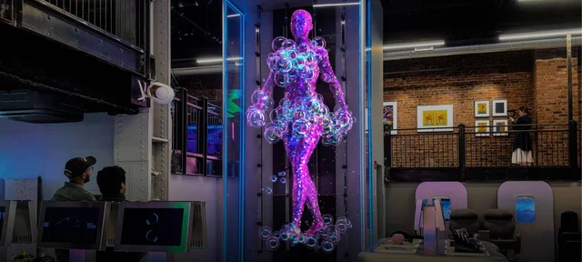 HYPERVSN’s published photograph of its tm:rw retail display installation.
